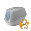 Moderna Mega Smart Cat Grey, Zatvoreni Toalet Za Mačke, Sivi