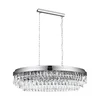 EGLO kristalna viseća lampa VALPARAISO 1 E14 90 cm hrom 39494