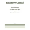ABRAHAMSEN:EFERARSLIED/HERBSTLIED SCORE