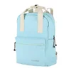Travelite Basics Canvas Backpack Light blue