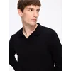 Reserved - Polo džemper s visokim sadržajem viskoze