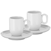 Šalica za espresso s krožniček BARISTA, set 2 kosov, bela, WMF