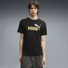 PUMA Essentials 2 Colour No. 1 Logo Tee Men, Clothing, Black/Rustic Olive, S
