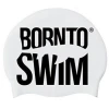 Borntoswim classic silicone black/white