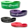 Sport2People Pull-Up Bands – Lateks trakovi za vadbo s 4 stopnjami upornosti , večbarvna