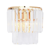 Brilagi - LED kristalna zidna lampa MOZART 2xE14/40W/230V zlatna