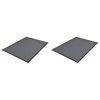PVC otirači 2 kom sivi 90 x 60 cm