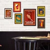 Wallity Dekorativna slika SET_088, 24x44cm, 6 delova