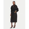 Elisabetta Franchi Volneni plašč CP-01D-66E2-V850 Črna Regular Fit