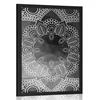 Plakat črnobela Mandala - 30x45 no frame