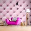 Tapeta eleganca usnja v bonbon roza - 150x100