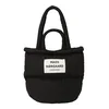 MADS NORGAARD COPENHAGEN Nakupovalna torba črna/off-bela