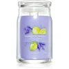Yankee Candle Dišeča sveča Podpis v kozarcu velika Citronska sivka 567 g