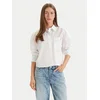 Srajca Calvin Klein Jeans Cotton Poplin Cropped Shirt White L