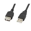 Lanberg Lanberg Elberg Cable 2,0 moški ženski 0,7m črna, (21214449)