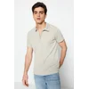 Trendyol Muška majica Tmnss23Po00019, Siva