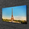 tulup.si Slika na platnu Eifflov stolp pariz mesta 100x50 cm