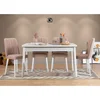 Hanah home Set trpezarijski sto i 4 trpezarijske stolice Costa Belo-Bež