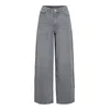 VILA Kavbojke VIFreya siv denim