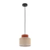 TK Lighting Viseča svetilka DUO JUTA RJAVA 2785