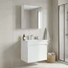 HANAH HOME Kupatilski ormarić sa umivaonikom i ogledalom (2 komada) Tivoli 65 689