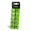 shumee 10 kosov Videx LR44 AG13 1,5 V 158 mAh alkalne baterije brez živega srebra