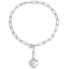 Zapestnica Massive Heart-Srebrna KP32673