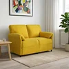 Sofa za dvije osobe Žuta 138 x 83 x 95 cm Baršun