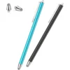 Mixoo Kapacitivno pisalo za zaslone na dotik, univerzalno, 2 kosa (črn, modri), 16 cm, 12g, izboljšana konica iz vlaken 6mm, združljivo z iOS, Android, Windows, za iPad, iPhone, Samsung Galaxy