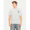 JACK & JONES Majica JJCHARGE modra/bela