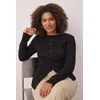 Trendyol Curve Ženska bluza Tbbaw26Af00028, Crna