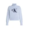 Calvin Klein Jeans Pulover mornarska/svetlo modra/srebrno-siva