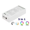 MiBoxer Kontroler SR5 5-v-1 Mi-light za RGB+CCT LED trak RF2.4G DC12-24V