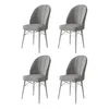 HANAH HOME Set 4 stolice Ritim Grey White