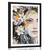 Plakat s paspartujem originalna slika ženske - 40x60 no frame