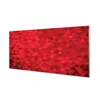 tulup.si Slika na akrilnem steklu Red trikotniki vzorec 120x60 cm 4 obešalnika