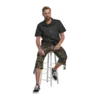 Mens 3/4 pants Urban Legend olive/camouflage