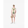 LACOSTE Ročna torbica Lacoste Petit sac Lenglen Défilé en cuir - Viennois bež
