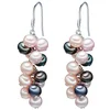 Valero Pearls Uhani modra/kapučino/roza/srebrna
