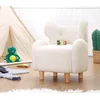 Atelier del Sofa Dečija fotelja Juano Teddy, 55x61x55 cm, Bela