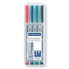 Marker Staedtler Lumocolor, 0.6 mm, 4 kosi