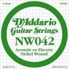 DADDARIO STRUNA DADDARIO ZA E-KITARO NW042
