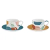 2-piece cup and saucer set, porcelain, 240ml, Shapes - Nuova R2S