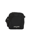 JACK & JONES Torba za čez ramo JACWYATT črna / bela