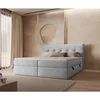 Boxxx POSTELJA Z VZMETNICO 160 cm x 200 cm , tekstil siva
