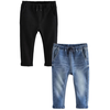 Next Kavbojke moder denim/črn denim