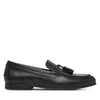 Tommy Hilfiger Čevlji brez vezalk Flex Hilfiger Lth Tassel Loafer FM0FM05891 Črna