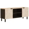 TV ormar Finš bijelog pranja 105 x 33 x 46 cm Čvrsto drvo manga