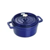 Cocotte cooking pot, cast iron, 22cm/2,6L, Dark Blue - Staub