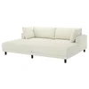 UPPAKRA Modularna sofa trosed, s lenjivcima/Axvall prljavobela